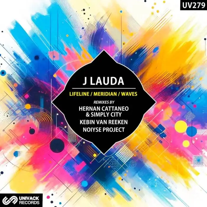Cover Image: J Lauda - Lifeline / Meridian / Waves (Remixes) on Univack