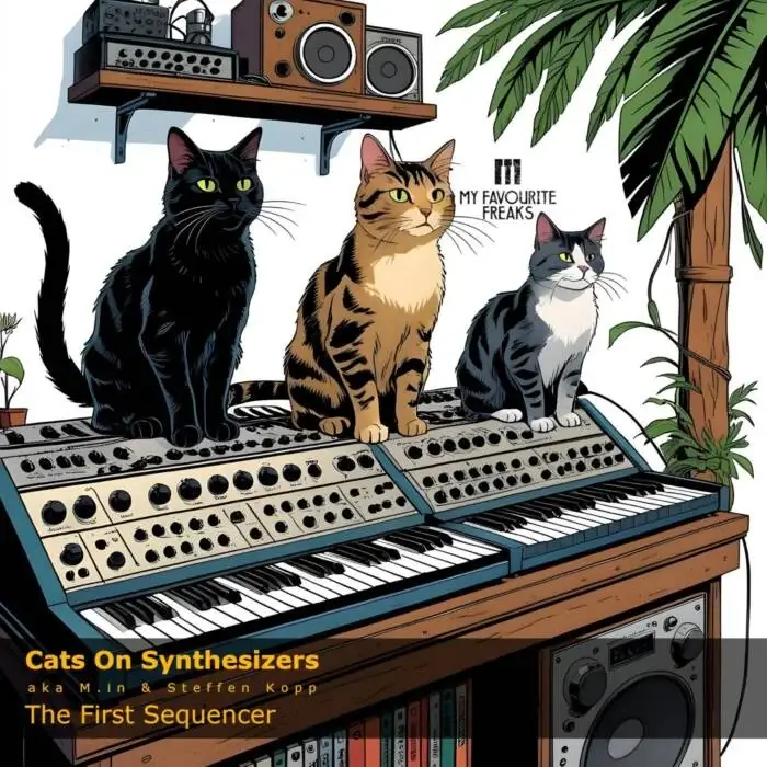 Cover Image: M.in, Steffen Kopp, Cats On Synthesizers - The First Sequencer on My Favourite Freaks Music