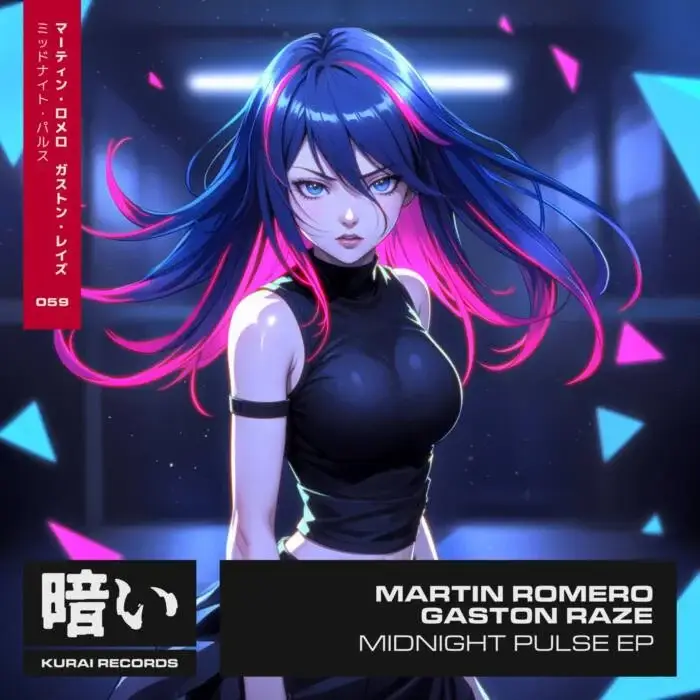 Cover Image: Martin Romero, GASTON RAZE - Fading Lights EP on Kurai Records