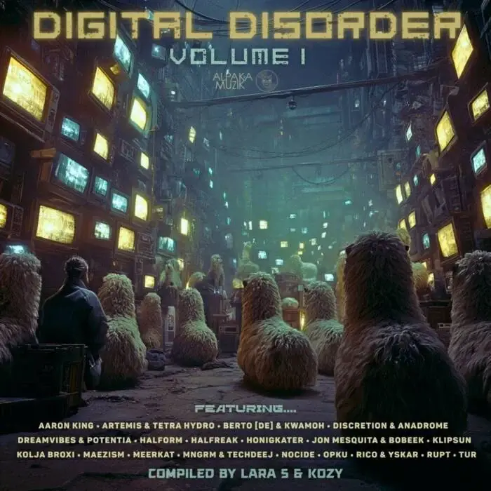 Cover Image: VA - Digital Disorder, Vol. 1 on AlpaKa MuziK