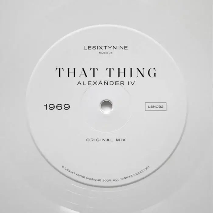 Cover Image: Alexander IV - That Thing on LESIXTYNINE MUSIQUE