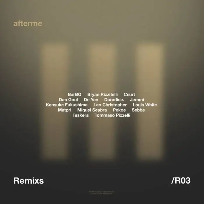 Cover Image: VA - Remixs [RAM03] on Afterme