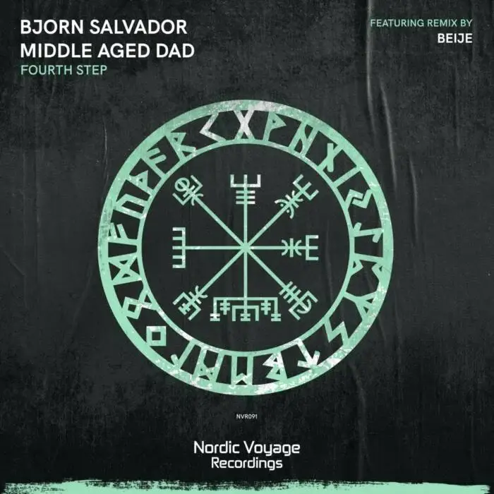 Cover Image: Bjorn Salvador, Middle Aged Dad - Fourth Step on Nordic Voyage Recordings