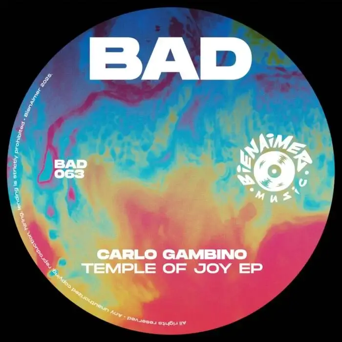Cover Image: Carlo Gambino - Temple Of Joy EP on BienAimer Music