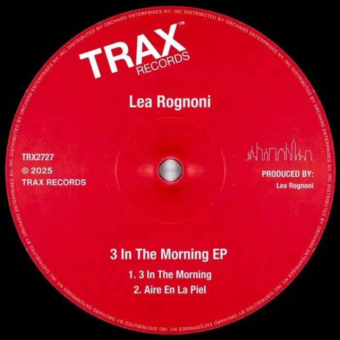 Cover Image: Lea Rognoni - 3 In The Morning on Trax Records