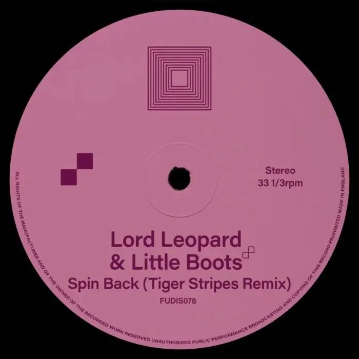 Cover Image: Little Boots, Lord Leopard - Spin Back (Tiger Stripes Remix) on Future Disco
