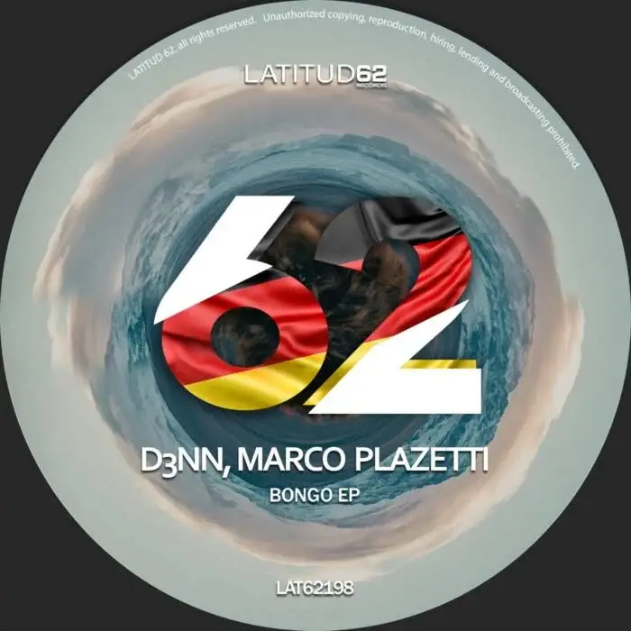 Cover Image: Marco Plazetti, D3NN - Bongo EP on Latitud 62 Records