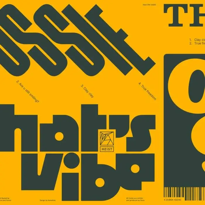 Cover Image: Ossie - That's a Vibe on Heist Recordings