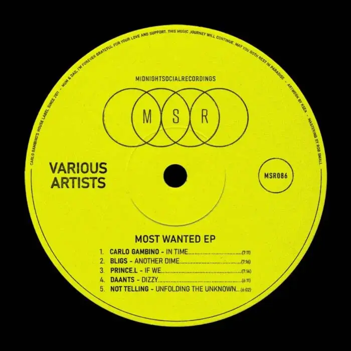 Cover Image: VA - Most Wanted (Beatport Exclusive) on Midnight Social Recordings