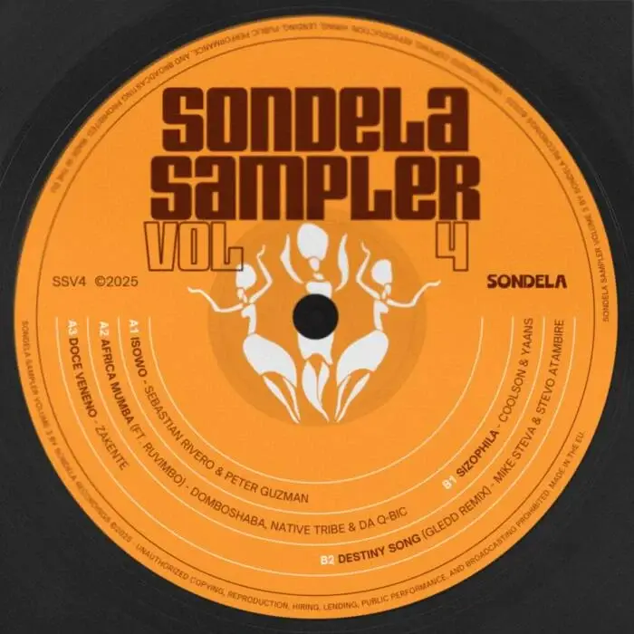 Cover Image: VA - Sondela Sampler, Vol. 4 on Sondela Recordings Ltd