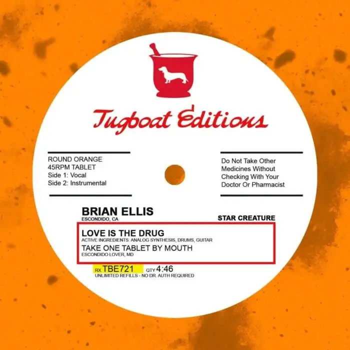 Cover Image: Brian Ellis - Love Is The Drug EP on Star Creature Universal Vibrations