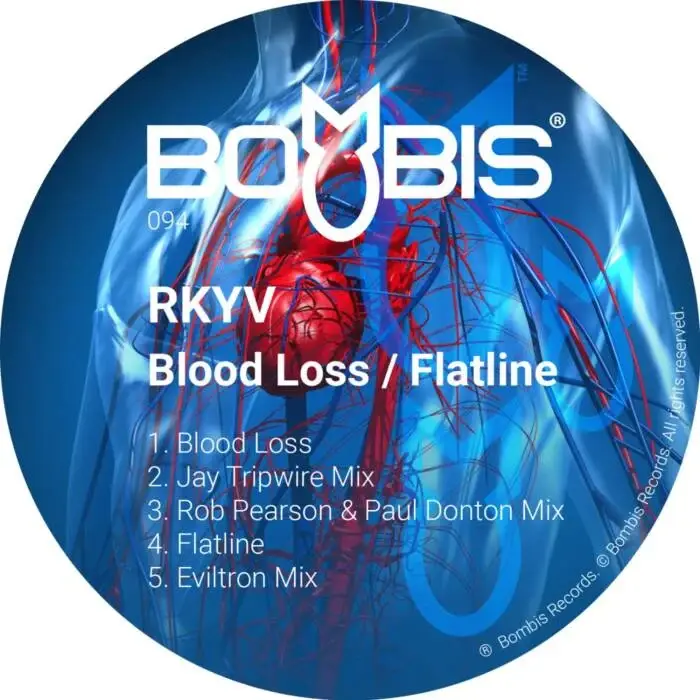 Cover Image: Rkyv - Blood Loss/Flatline on Bombis Records