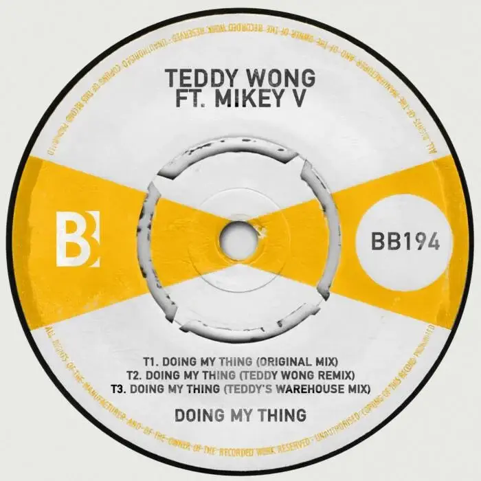 Cover Image: Mikey V, Teddy Wong - Doing My Thing on Brobot Records