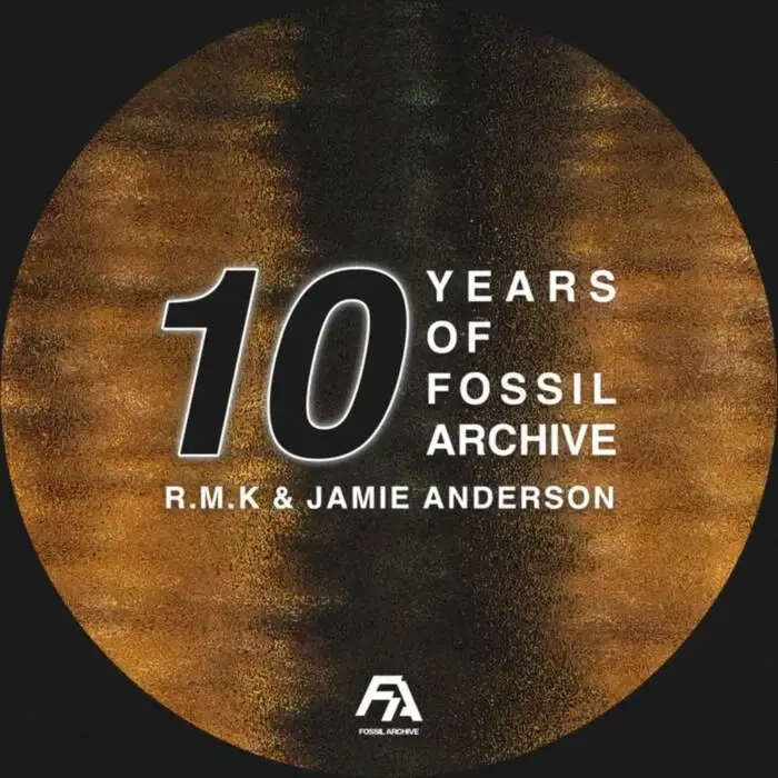 Cover Image: Jamie Anderson, R.M.K, Robert Owens - 10 Years of Fossil Archive LP on Fossil Archive
