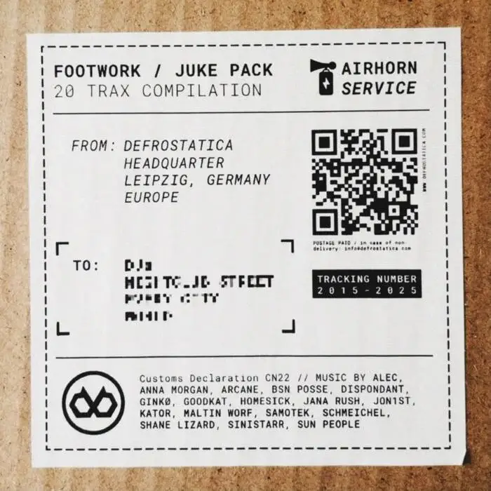 Cover Image: VA - DICAX Footwork Juke Pack on Defrostatica Records