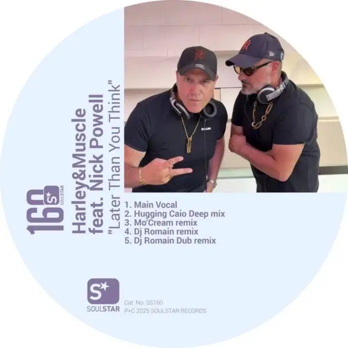 Cover Image: Harley&Muscle, Nick Powell - Later Than You Think on Soulstar Records