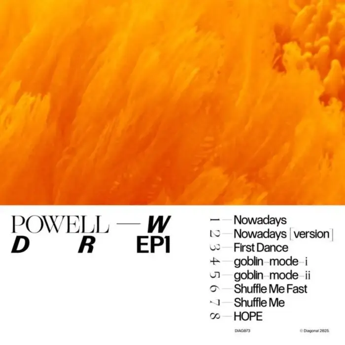 Cover Image: Powell - W D R EP1 on Diagonal Records