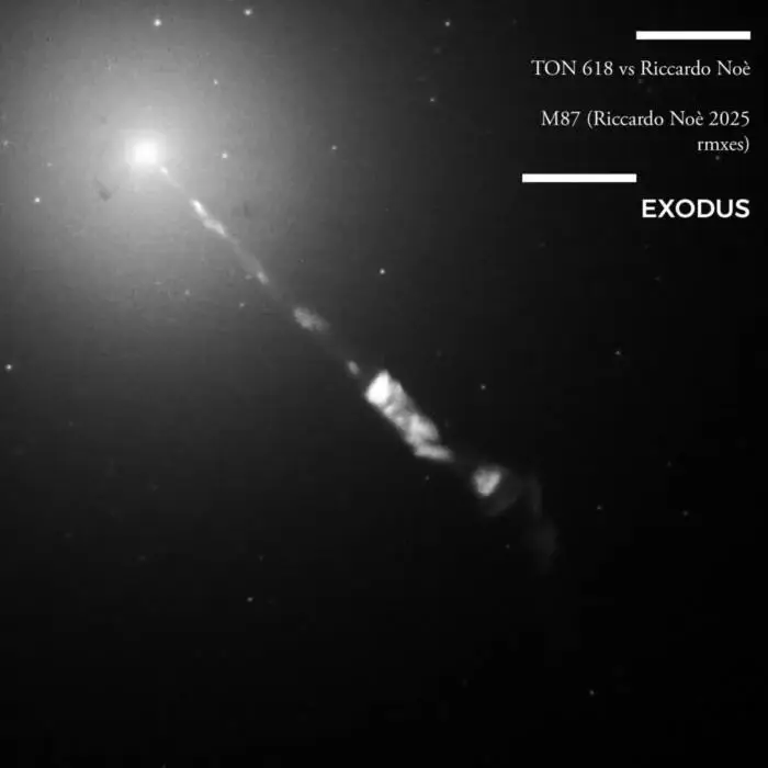 Cover Image: Riccardo Noe, TON 618 - M87 (2025 remixes) on Exodus Recordings