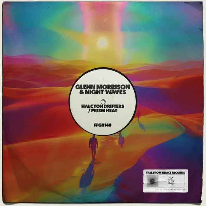 Cover Image: Glenn Morrison, Night Waves (UK) - Halcyon Drifters / Prism Heat on Fall From Grace Records