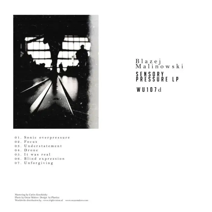 Cover Image: Blazej Malinowski - Sensory Pressure LP on Warm Up Recordings