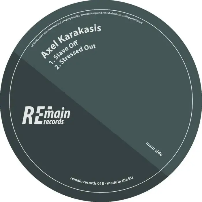 Cover Image: Axel Karakasis - Stave Off EP on Remain Records