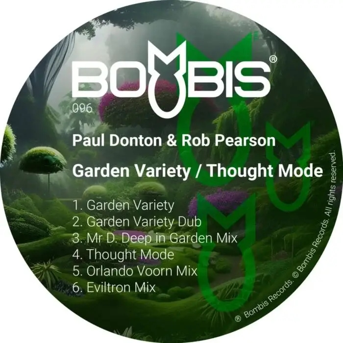 Cover Image: Rob Pearson, Paul Donton - Garden Variety / Thought Mode on Bombis Records