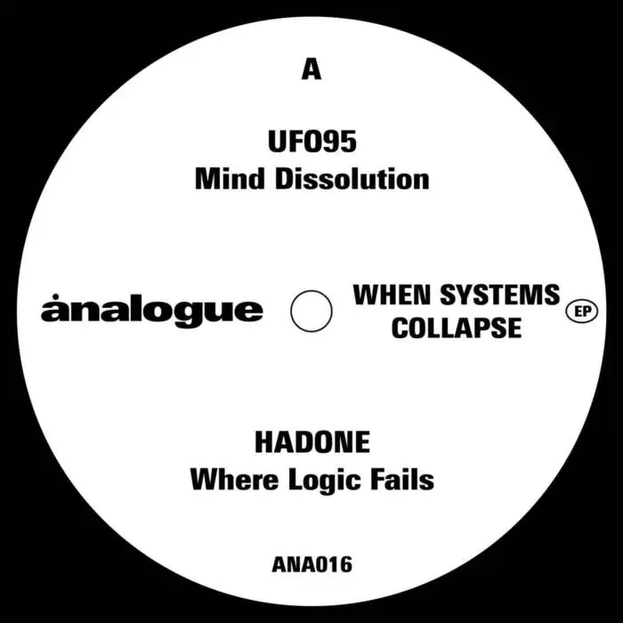 Cover Image: UFO95, Hadone - When Systems Collapse EP on Analogue