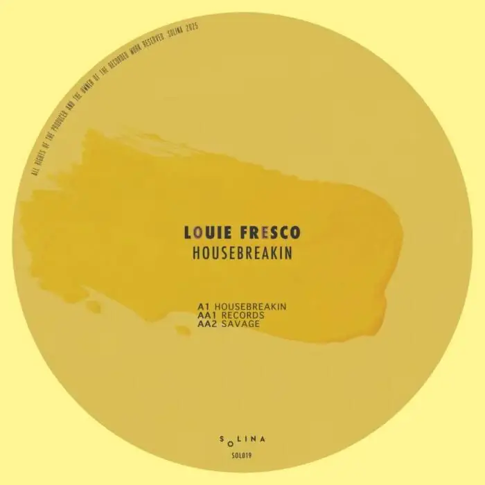 Cover Image: Louie Fresco - Housebreakin on Solina