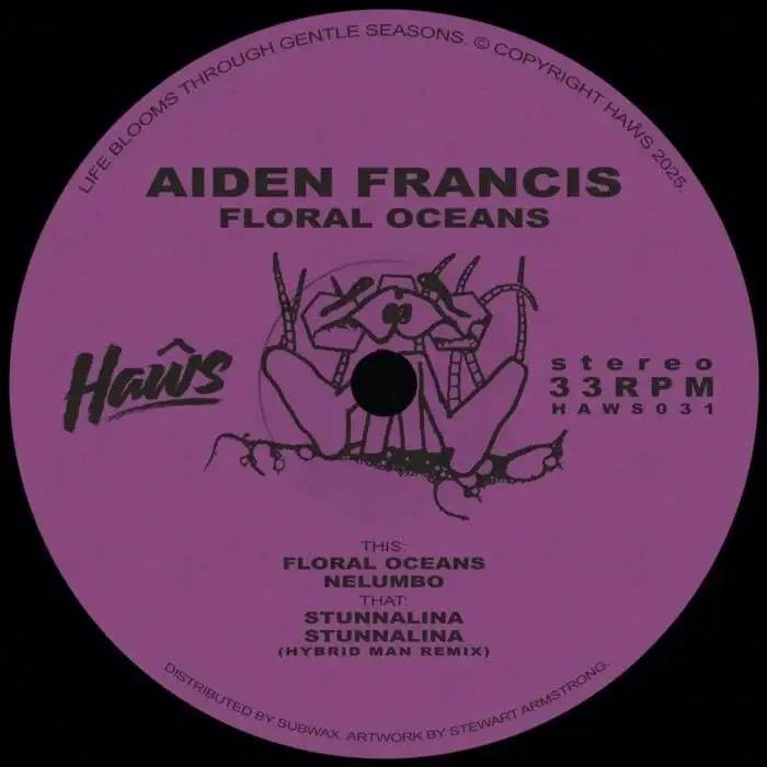 Cover Image: Aiden Francis, Hybrid Man - Floral Oceans on Haŵs