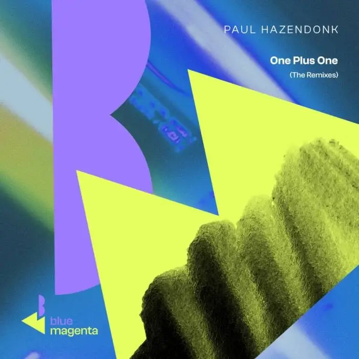Cover Image: Paul Hazendonk - One Plus One (The Remixes) on Blue Magenta