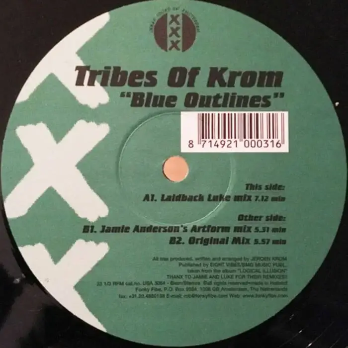 Cover Image: Tribes Of Krom - Blue Outlines on Urban Sound Of Amsterdam