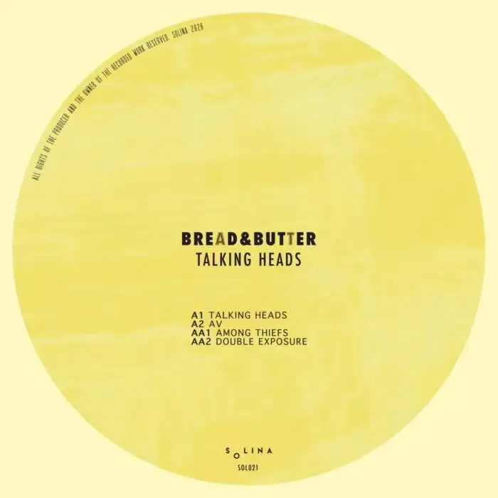 Cover Image: Bread&Butter - Talking Heads on Solina