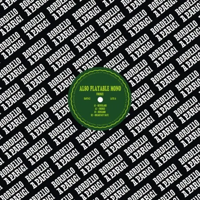 Cover Image: Also Playable Mono - Firenze on Bordello A Parigi