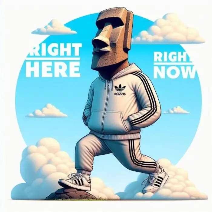 Cover Image: Tracksuit Society - Right Here, Right Now on Blockhead Recordings