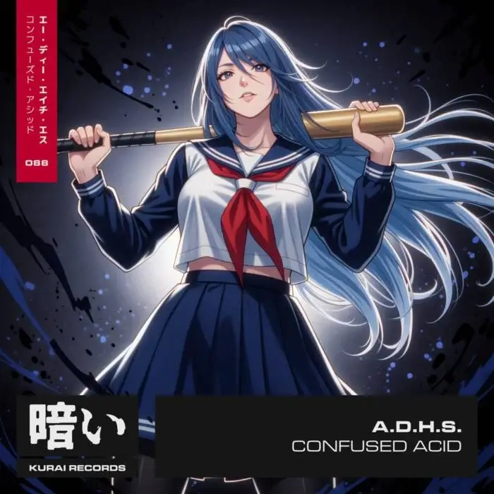Cover Image: A.D.H.S. - Confused Acid on Kurai Records