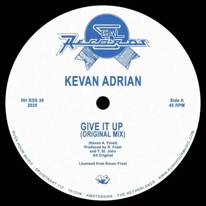 Cover Image: Kevan Adrian - Give It Up on Rush Hour