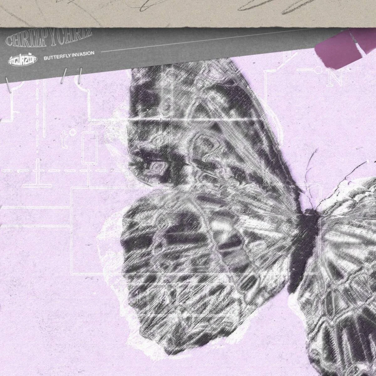 Cover Image: Chrizpy Chriz - Butterfly Invasion on Incurzion Audio