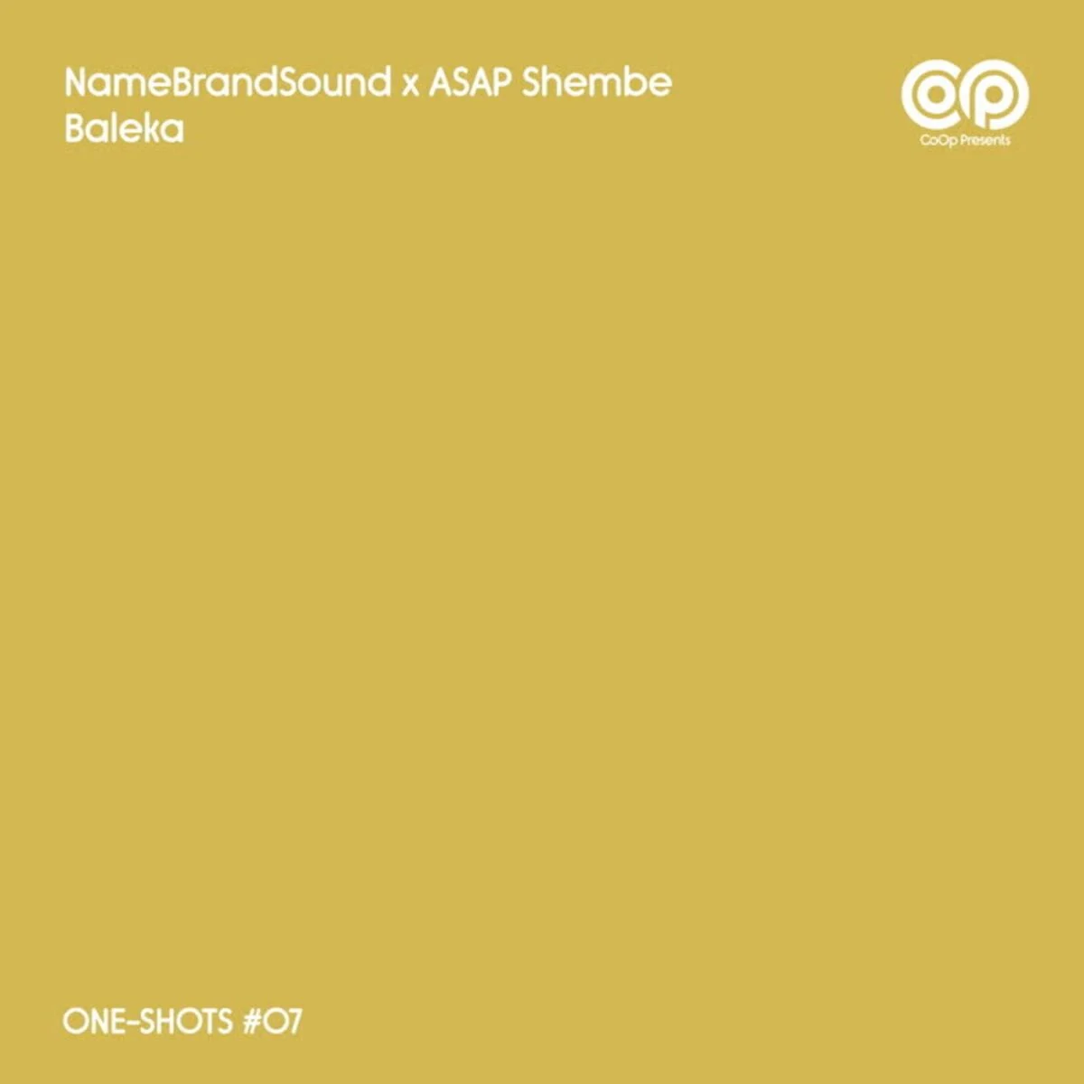 Cover Image: NameBrandSound, ASAP Shembe - Baleka (feat. ASAP Shembe) on CoOp Presents