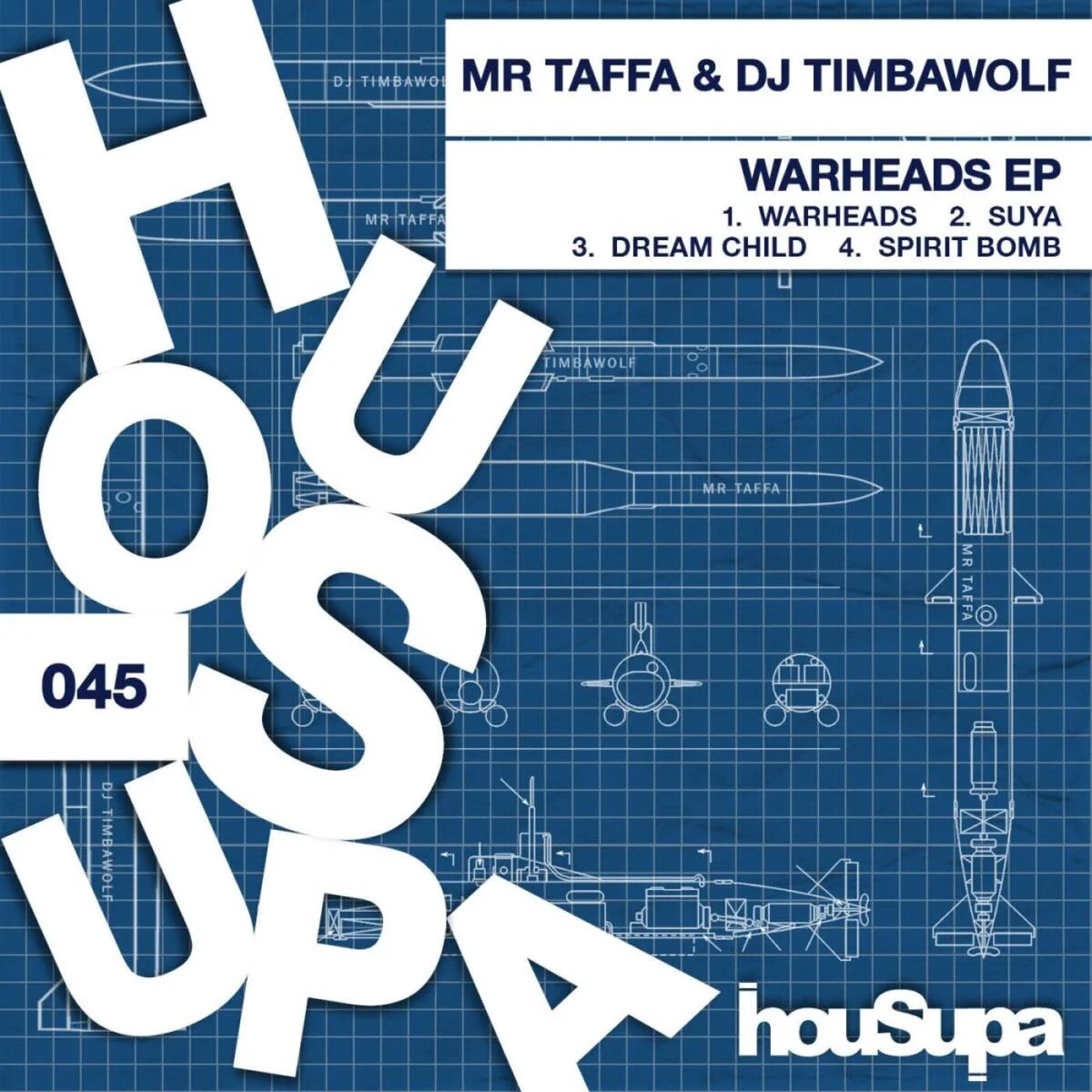 Cover Image: MR TAFFA, DJ Timbawolf - WARHEADS EP on Housupa Records