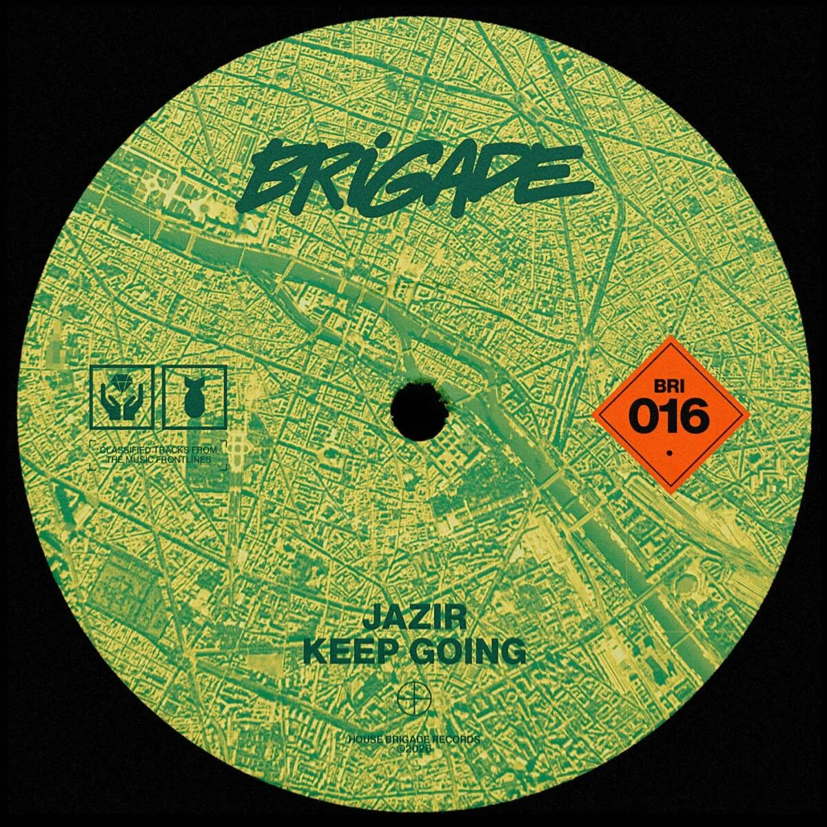 Cover Image: Jazir - Keep Going on House Brigade