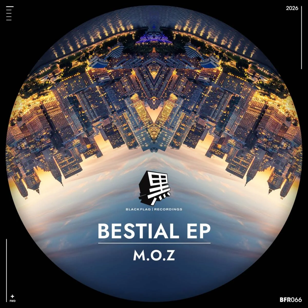 Cover Image: M.O.Z - Bestial on Blackflag Recordings