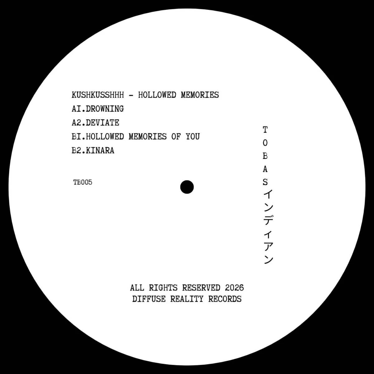 Cover Image: Kushkusshhh - Hollowed Memories on Diffuse Reality Records