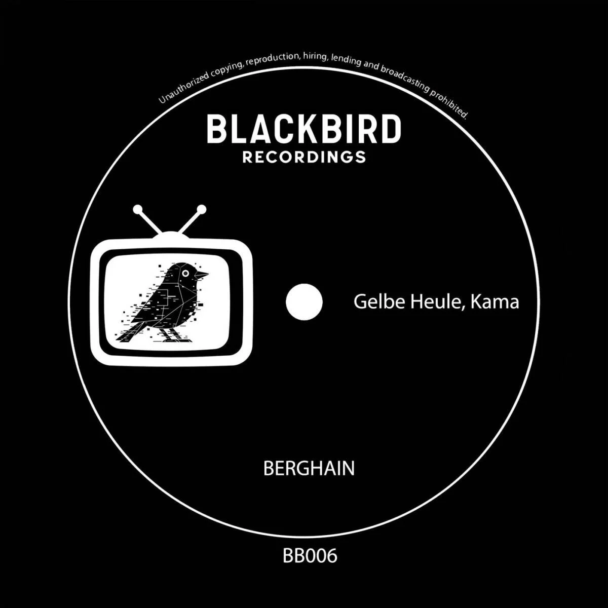 Cover Image: Kama, Gelbe Heule - Berghain on Blackbird Recordings