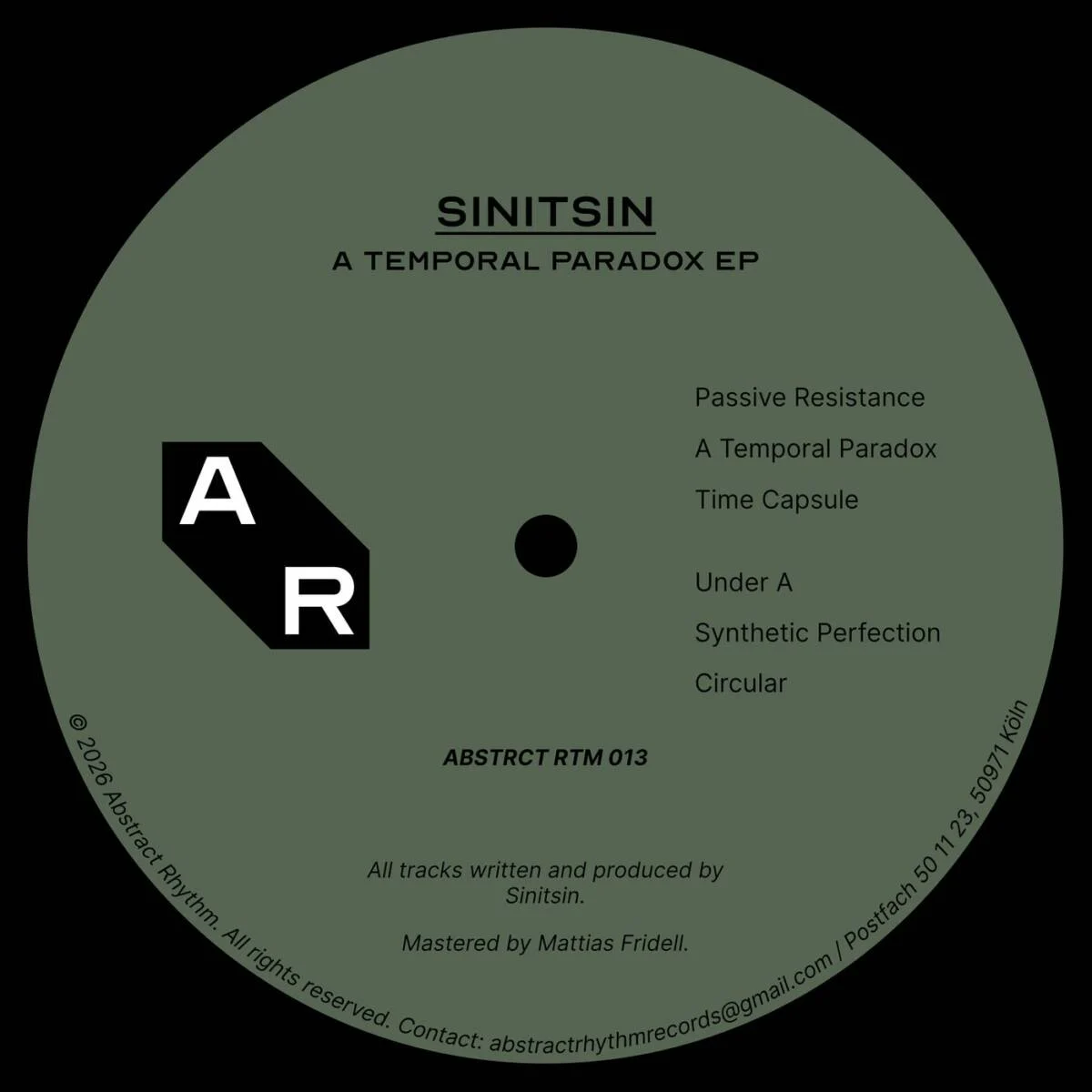 Sinitsin – A Temporal Paradox on Abstract Rhythm