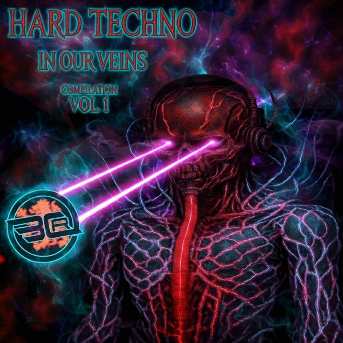 Cover Image: Basscontroll, Maddee V, Dela - Hard Techno In Our Veins Vol. 1 on Bass Controllism Records