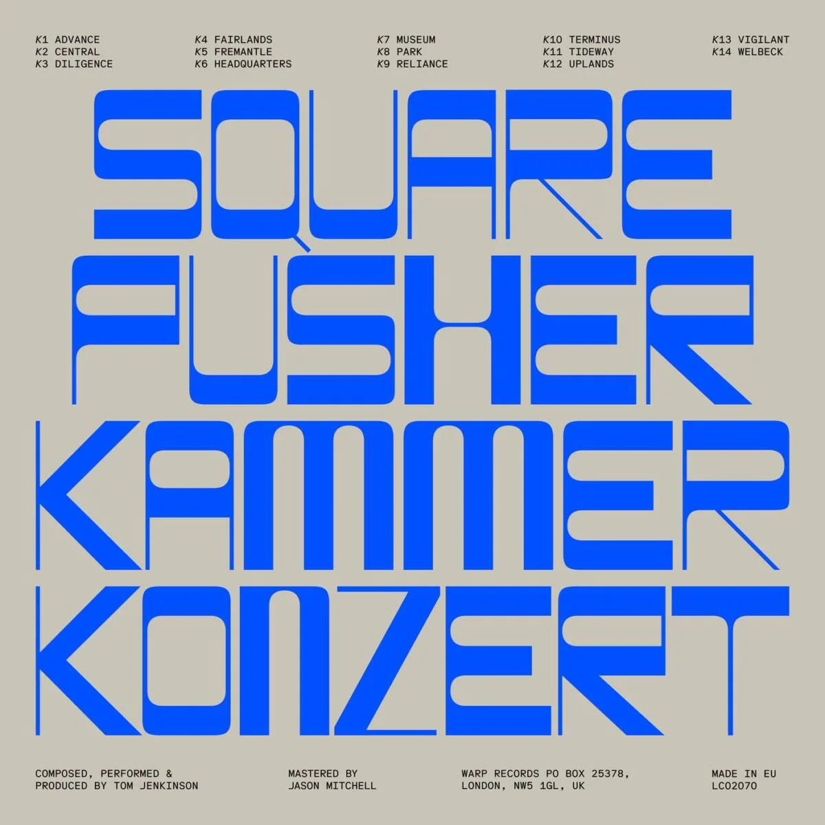 Cover Image: Squarepusher - Kammerkonzert on Warp Records