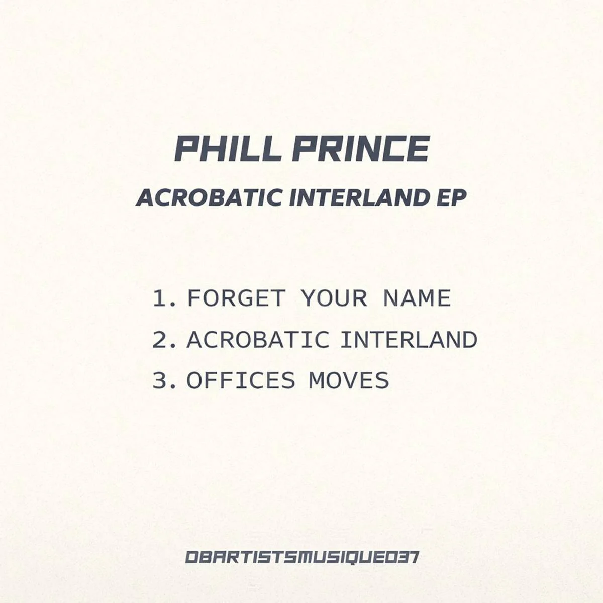 Phill Prince – Acrobatic Interland on DB ARTISTS MUSIQUE