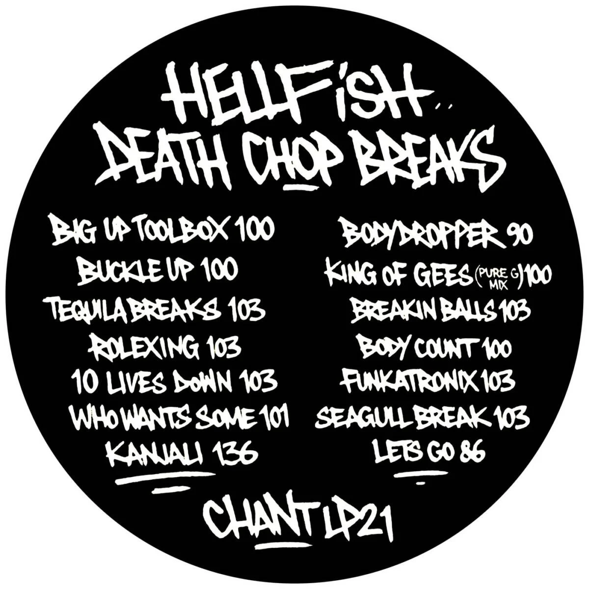 Cover Image: Hellfish - Death Chop Breaks on Deathchant Records