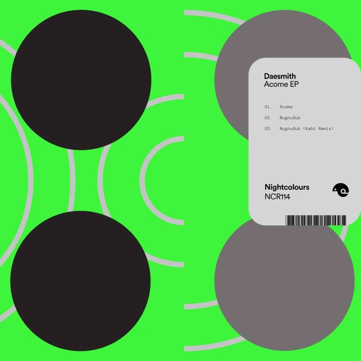 Daesmith – Acome EP on Nightcolours