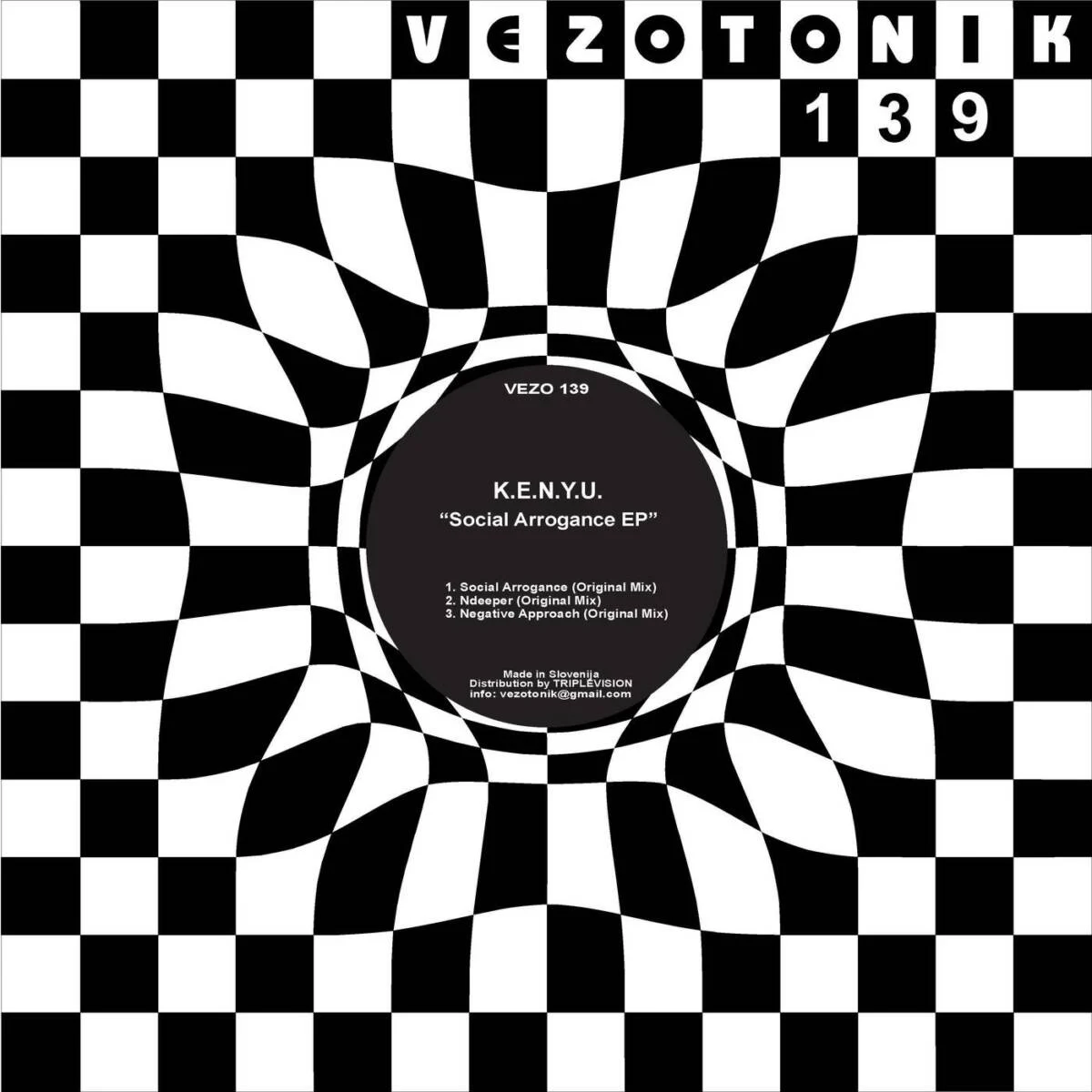 Cover Image: K.E.N.Y.U. - Social Arrogance EP on Vezotonik